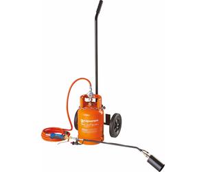 Désherbeur thermique sur chariot avec 5m de tuyau et détendeur KEMPER - 05795