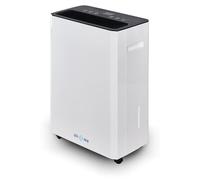 Déshumidificateur à compresseur - Capacité de 12 litres par jour - Convient pour les pièces jusqu'à 40 m² - Blanc