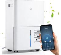 Déshumidificateur - Absorbeur d'humidité - Air sec - Contrôle par application - Réservoir de 15 litres - Blanc