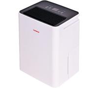 Déshumidificateur, capacité de 10 litres par jour, réservoir de 2,9 litres, système de vidange continue, arrêt automatique, réfrigérant écologique R290, silencieux, blanc