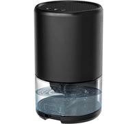 Déshumidificateur compact et autonome - 3 l/h - réservoir d'eau de 1 l - noir - portable - ultra silencieux