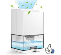 Déshumidificateur compact - Réservoir de 1 litre - Puissance de 27 watts - Blanc