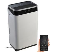 Sichler Haushaltsgeräte Déshumidificateur connecté LFT-400.app 25 L/J avec minuteur et réservoir 6 L
