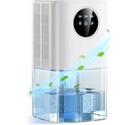 Deshumidificateur d Air 1.7L, Déshumidificateur Electrique Ultra-Silencieux Dégivrage,Minuterie, LED Coloré pour Bain Chambre