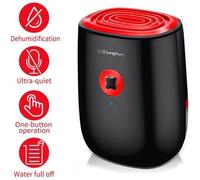 Déshumidificateur d\'air électrique portable 800ml absorbeur d\'humidité ultra silencieux pour cuisine chambre-keeper