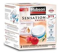 Déshumidificateur d Air RUBSON Recharge SENSATION 3en1 Aroma Energy Fruit Lot de 2 recharg G