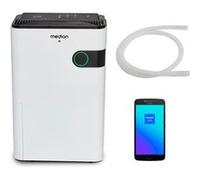 Déshumidificateur d'air - MEDION MD12044 - App et commande vocale - 24L/jour - Réservoir 5L - 40m² blanc G