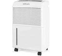 Déshumidificateur DH 3000 avec une capacité de déshumidification de 30 litres par jour, utilisant le réfrigérant R290, doté d'un réservoir de 5,8 litres, adapté aux espaces jusqu'à 120 m², avec un sys