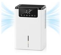 Déshumidificateur Dual-Core - Usage domestique - Réservoir d'eau de 2,5 l - Silencieux -intelligente - 220 V - Purificateur d'air et séchage du linge