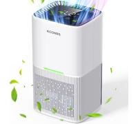 Déshumidificateur électrique 1800 ml, appareil anti-humidité avec écran LED, 7 couleurs d'éclairage, arrêt automatique, minuterie de 24 heures, capacité de 622 ml par jour, idéal pour