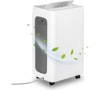 Déshumidificateur électrique 26L, adapté aux pièces jusqu'à 50m², avec affichage numérique, tuyau de vidange, fonctionnement ultra silencieux, minuterie 24 heures. Déshumidificateur silencieux pour pi