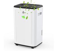 Déshumidificateur électrique 30L 24H avec capteur d'humidité,tuyau d'évacuation séchage au sèche