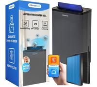 Déshumidificateur électrique de 12 litres par jour, avec filtre HEPA H10 et charbon actif, purificateur d'air intelligent WiFi Nexi ION UV, pour une utilisation domestique, dans les appartements, les