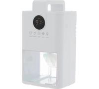 Déshumidificateur électrique - Mini déshumidificateur - Réservoir de 1 l - 22,5 W - CA 100-240 V - Bloc d'alimentation 9 V 2,5 A - Portable et compact - Blanc