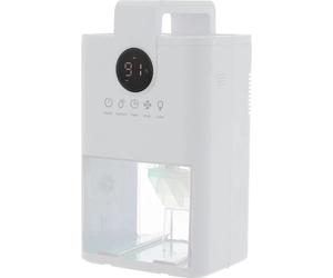Déshumidificateur électrique - Mini déshumidificateur - Réservoir de 1 l - 22,5 W - CA 100-240 V - Bloc d'alimentation 9 V 2,5 A - Portable et compact - Blanc