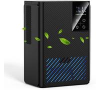 Déshumidificateur électrique, ultra silencieux, pour pièce, avec un réservoir de 2,5 litres, écran LED, dégivrage automatique, idéal pour lutter contre l'humidité et la moisissure, et économe en énerg