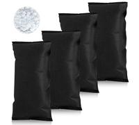 Déshumidificateur en forme de coussin, 2 kg, granulés de gel de silice réutilisables, 4 sachets de 500g chacun. Idéal pour lutter contre l'humidité et la condensation dans les voitures, les caves, les