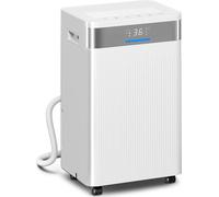 Déshumidificateur Fortuna Lai, réservoir de 4,5 litres, minuterie 24 heures, écran LED, plastique, blanc