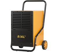 Déshumidificateur industriel C50, 50 litres par jour - Surface couverte : 75 m² / 188 m² - Réservoir de 8,2 litres - Pompe à eau - Minuterie 24 heures - Déshumidificateur professionnel, idéal pour les