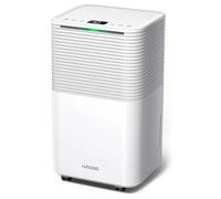 Déshumidificateur Portable HUMILABS 12L Reservoir 2L Silencieux Ecran Tactile LED 3 Modes Minuterie 24h Double Drainage