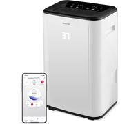 Sencor Déshumidificateur SDH 3028WH – Intelligent 30 L/jour Wi‑Fi Séchage vêtements 30–89 m²