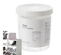 Déshumidificateur pour armoire - Absorbeur d'humidité rechargeable ABS 10,5 x 12,3 x 14 cm | Boîte déshumidificateur pour armoire avec recharge déshydratante | Absorbeur d'humidité pour chambre, salle
