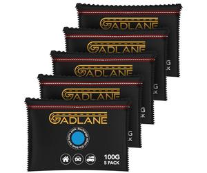 Déshumidificateur pour voiture - Pack de 5 sachets réutilisables de 100 g - Gel de silice - Noir