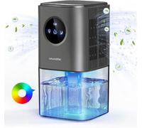 Déshumidificateur silencieux - Déshumidificateur intelligent ultra-silencieux - Déshumidificateur compact et extrêmement silencieux - Pour le séchage des vêtements - Déshumidifie les chambres, les sal