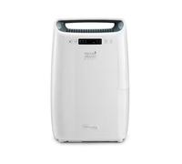 DeLonghi Déshumidificateur DEXD216RF – 16 L/24h – Débit 125 m3/h – Capacité 2,1 L – Blanc
