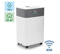 Déshumidificateur TTK 55 E fonction WiFi TROTEC 31 m² / 78 m³ 16 l/24h fonctionnement automatique