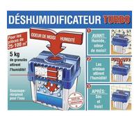 WENKO Déshumidificateur d'intérieur « Humidity Killer » - Granulés déshumidifiants 5 kg pour cave et salle de bain