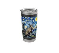 Design artistique de la nuit étoilée Armadillo van Gogh Gobelet isotherme en acier inoxydable double paroi
