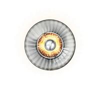 Design By Us Applique murale New Wave Optic Ø26 cm Fumé