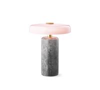 Design By Us Lampe de table Trip Ø17x21 cm en marbre Argent - rose