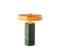 Design By Us Lampe de table Trip Ø17x21 cm en marbre Vert mousse - ambre