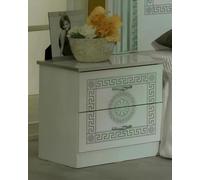 Design Chambre à coucher 3pcs Lit 2x Table de nuit Classique Luxe Ensemble de Meubles de Lits