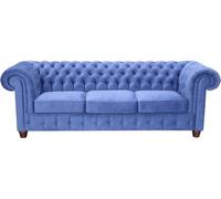 Design classique Chesterfield Big XXL 3 places Canapés Cuir synthétique Canapés