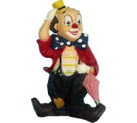 Design Clown Paracol Figurine Statue Sculpture Figurines Sculptures Décoration 5023