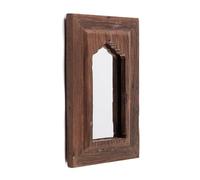 DESIGN DELIGHTS Miroir Mural Oriental Sara | 40 cm, Bois dacajou | Miroir rectangulaire, Miroir dentrée marocain, Miroir Oriental en Bois