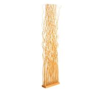 Design Delights Paravent en Osier ondulé - 170 x 40 cm (H x l) - Paravent de Branches de Saule, séparateur d'espace, cloison de séparation - Couleur : Miel
