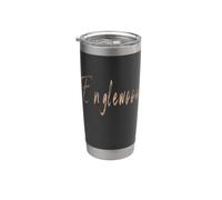 Design élégant vintage Englewood Colorado Gobelet isotherme en acier inoxydable double paroi