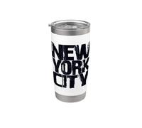 Design graphique rétro « I Love New York » Gobelet isotherme en acier inoxydable double paroi