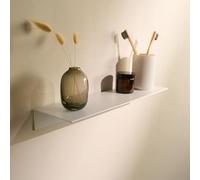 Design Hambourg Étagère adhésive | 42 cm | Blanc | sans perçage