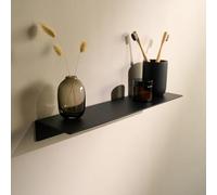 Design Hambourg Étagère adhésive | 42 cm | Noir | sans perçage