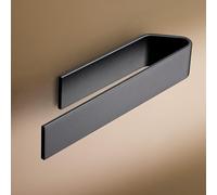 Design Hambourg Porte-Serviettes | 22 cm | Noir | adhésif