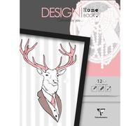 DESIGN HOME BOOK, Bloc de 12 feuilles 250g/m2 au format 13x17cm
