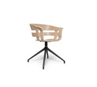 Design House Stockholm Chaise Wick - Chêne - gris foncé