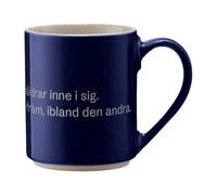 Design House Stockholm Mug Astrid Lindgren. Man har ju alla åldrar Texte en suédois