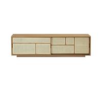 Design House Stockholm Table d'appoint Air. bas chêne. rotin