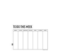 Design Letters 2024 Semainier Planner | A5 agenda 2024 | Bloc de Planification Détachable | To Do List Planner 2024 | Idéal comme Planificateur Quotidien, Planificateur Familial, Calendrier - 60 Pages